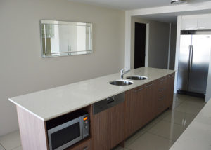 Kitchen Executive Apartment Rockhampton - CBD Luxury Accommodation